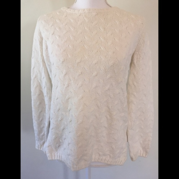 Loro Piana Sweaters - Loro Piana cotton knit sweater white